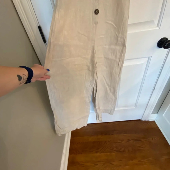 Reformation Torta Linen Jumpsuit in Sand Beige 33599 - Picture 10 of 15